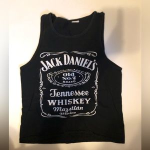 Small Jack Daniels Black Tank Top